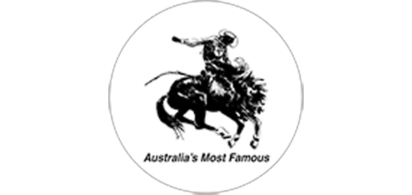 Australia's Most Famous icon. A man riding a horse
